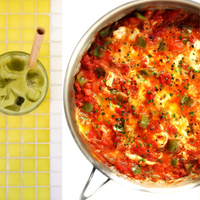 Turkish Eggs with Tomatoes, Onions & Peppers