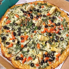 American Vegetarian Chicago-Style Pizza