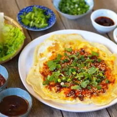 Chinese Pancakes with Eggs