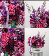 Art of Purple Basket