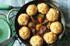 BEEF STEW AND DUMPLINGS