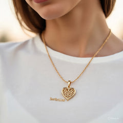 Berkeley & Lords Faith Gold Pendant Necklace