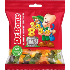 Dr.Bone Number & Alphabet Jelly Gum 85gr