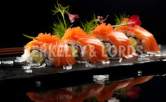 Japanese Salmon Nigiri Sushi