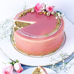 Rose & Pistachio Cake