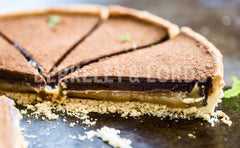 Sea Salt Caramel Chocolate Tart