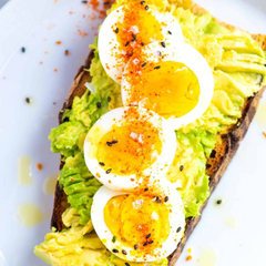 British Avocado Egg Sourdough Bread