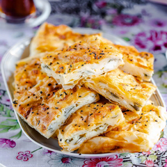Turkish Börek Filled with Cheese