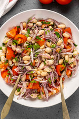 Turkish Piyaz (White Bean Salad)