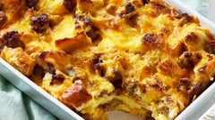 Italian Veggie Sausage Strata