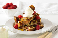 White Chocolate, Ruby & Raspberry Waffles