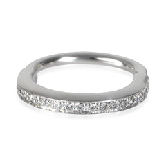 White Gold Diamond Lock Ring