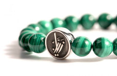 Zayan Malachite Silver Bracelet