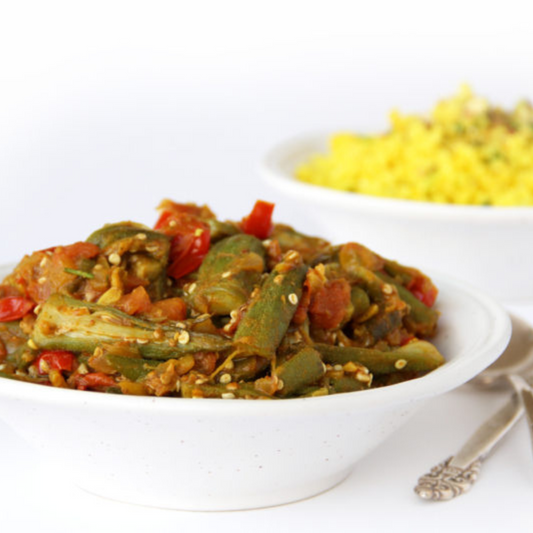 Afghani  Bhindi Okra