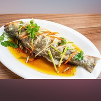 Chinese Steamed Sea Bass