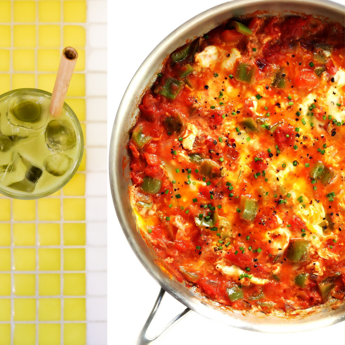 Turkish Eggs with Tomatoes, Onions & Peppers