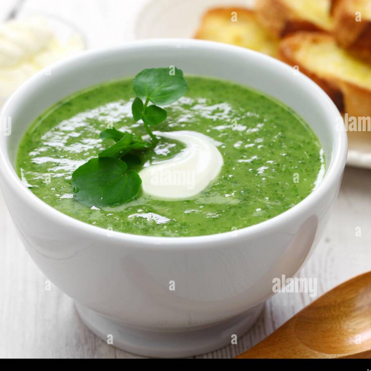 British Watercress soup