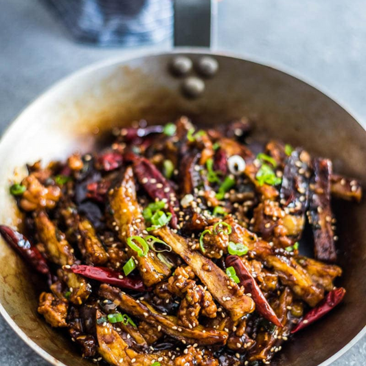 Chinese Szechuan Spicy Eggplant