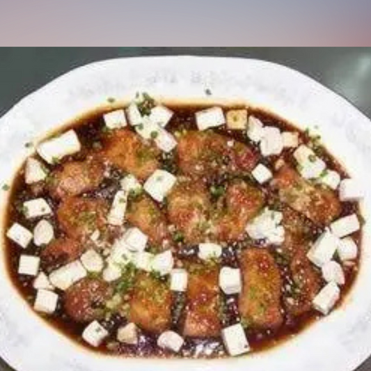 Chinese Steamed White Fish Fillet with Tofu (Cantonese Style)