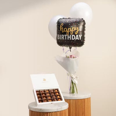 Berkeley & Lords Abucci Chocolate Box (Garden Serenade Bouquet)
