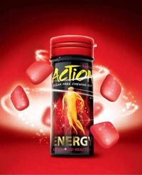 Action RedGum Energy Sugar Free Chewing Gum