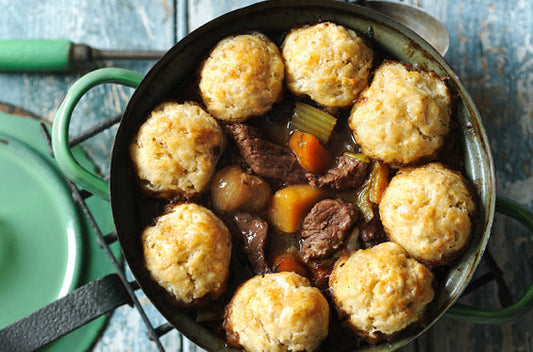 BEEF STEW AND DUMPLINGS