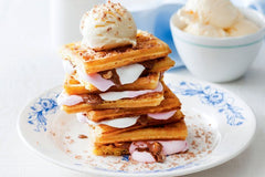 Banoffee S'mores Waffles