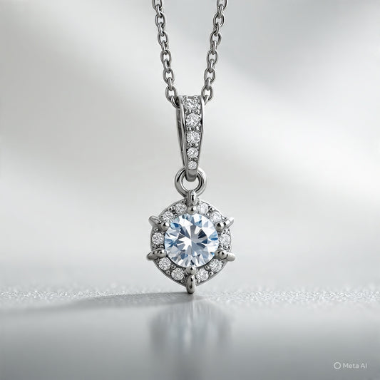 Berkeley & Lords Diamond Solitaire Pendant