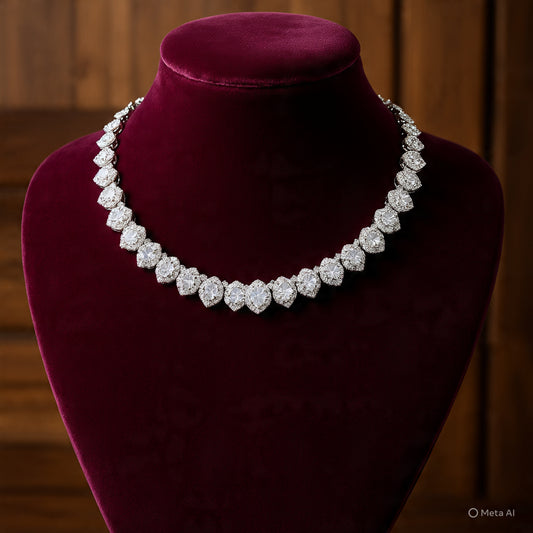 Berkeley & Lords Diamond Tennis Necklace Royale