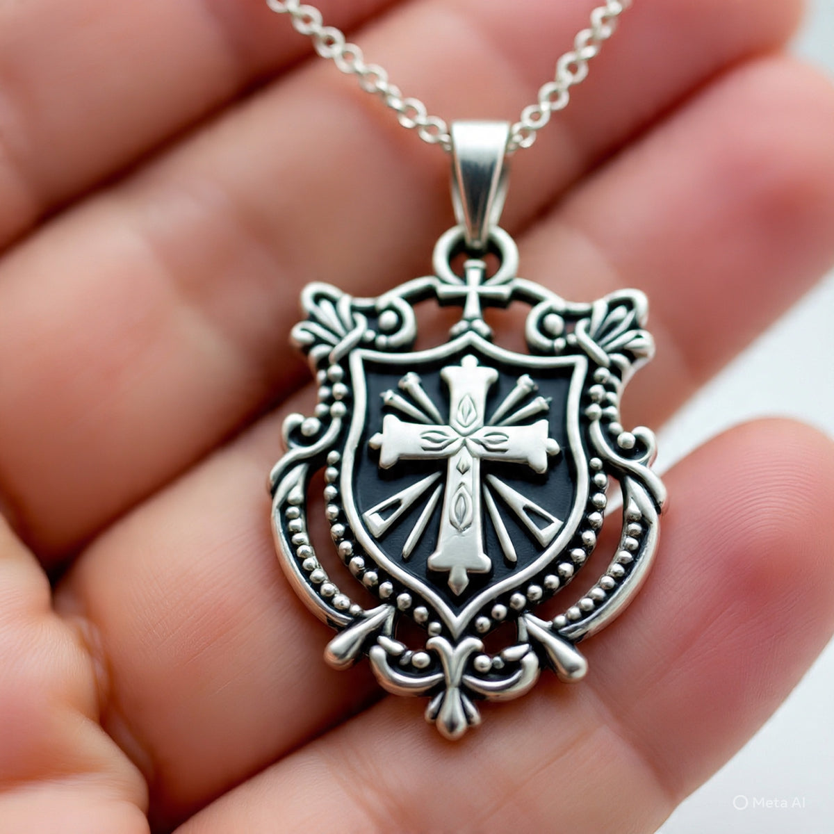 Berkeley & Lords Faith Crest Pendant