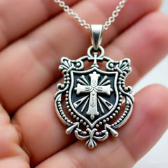 Berkeley & Lords Faith Crest Pendant