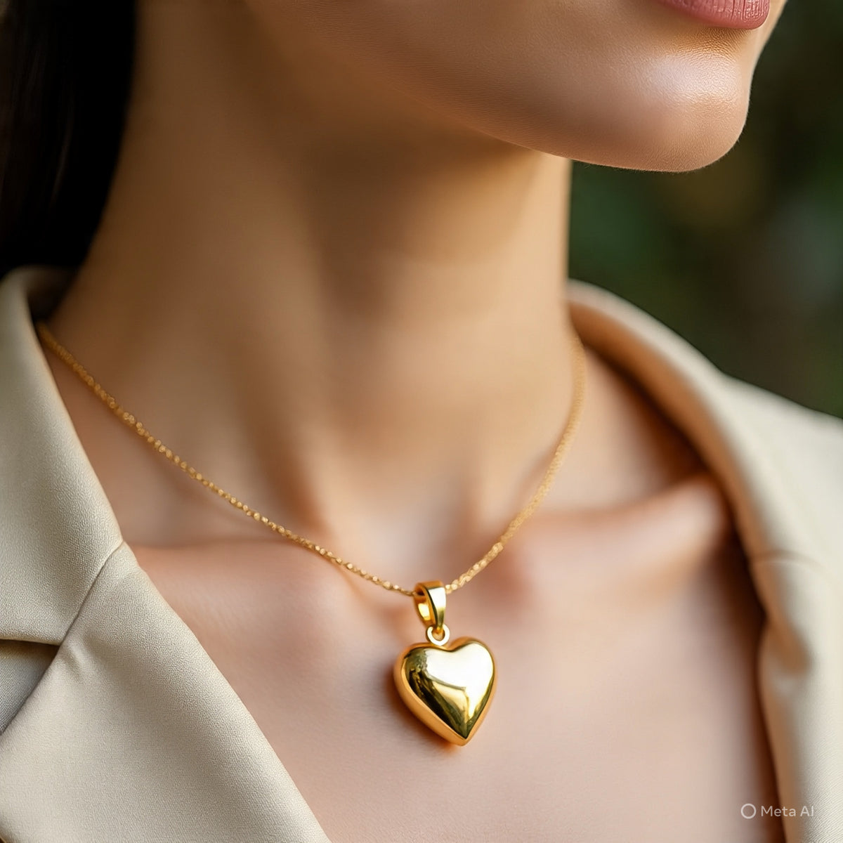 Berkeley & Lords Heart of Gold Pendant