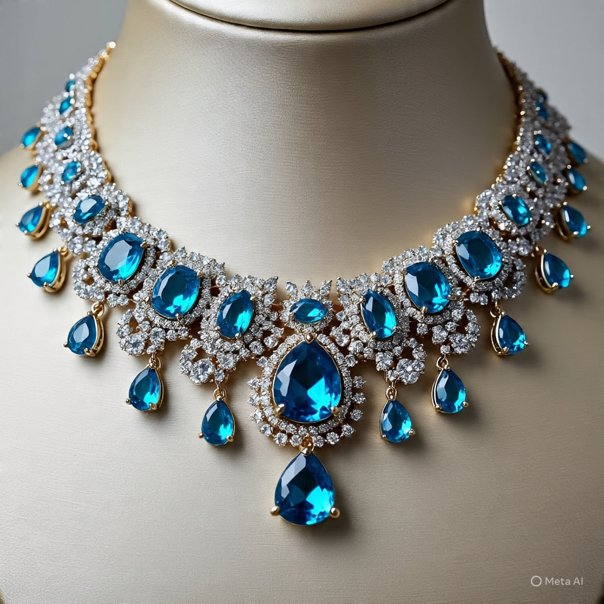Berkeley & Lords Majestic Gemstone Bib Necklace