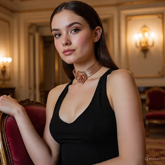 Berkeley & Lords Rose Choker Elegance