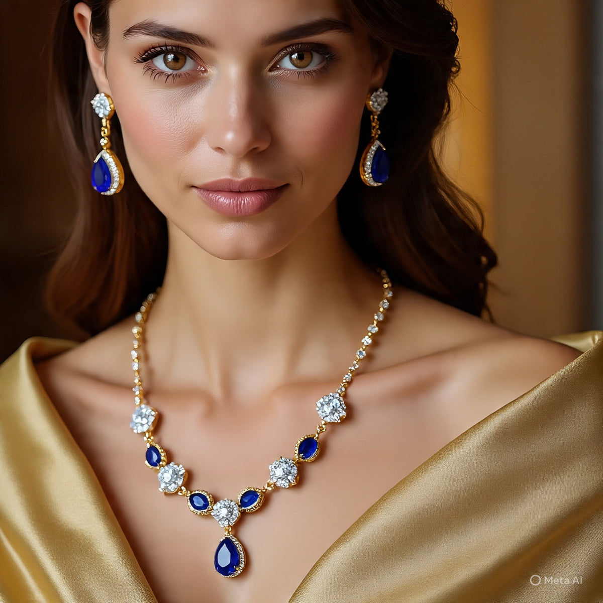 Berkeley & Lords Sapphire Sovereign Set (Two-Tone Gold)