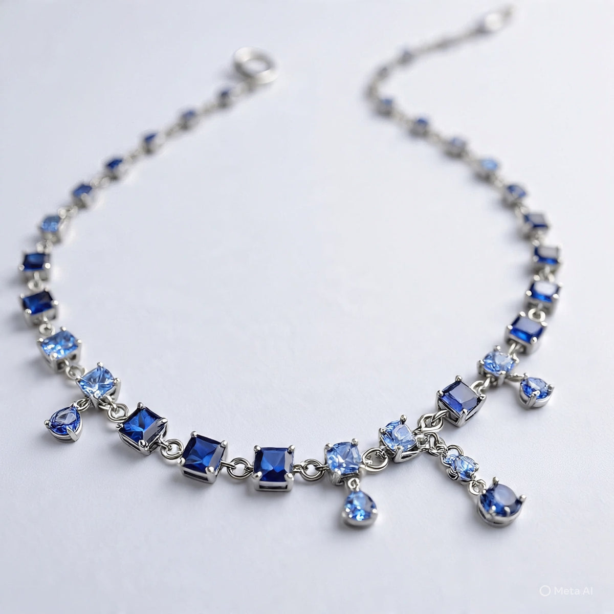 Berkeley & Lords Sapphire Stream Necklace