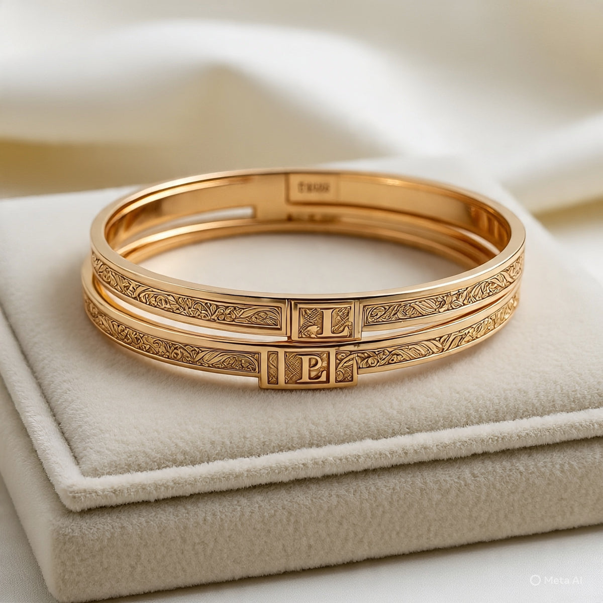 Berkeley & Lords Stacked Trinity Bangle Set
