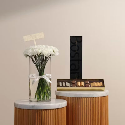 Berkeley & Lords Bostani Chocolates Box (Get Well Soon Vase)