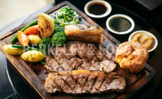 British Classic Grilled Steak Beef