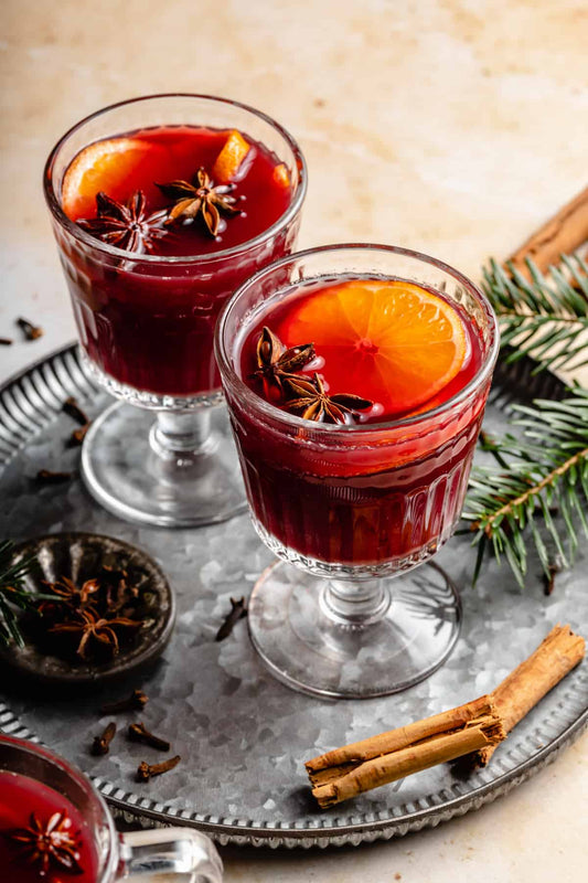 British Spiced Mulled Wine (non-alcoholic version available)