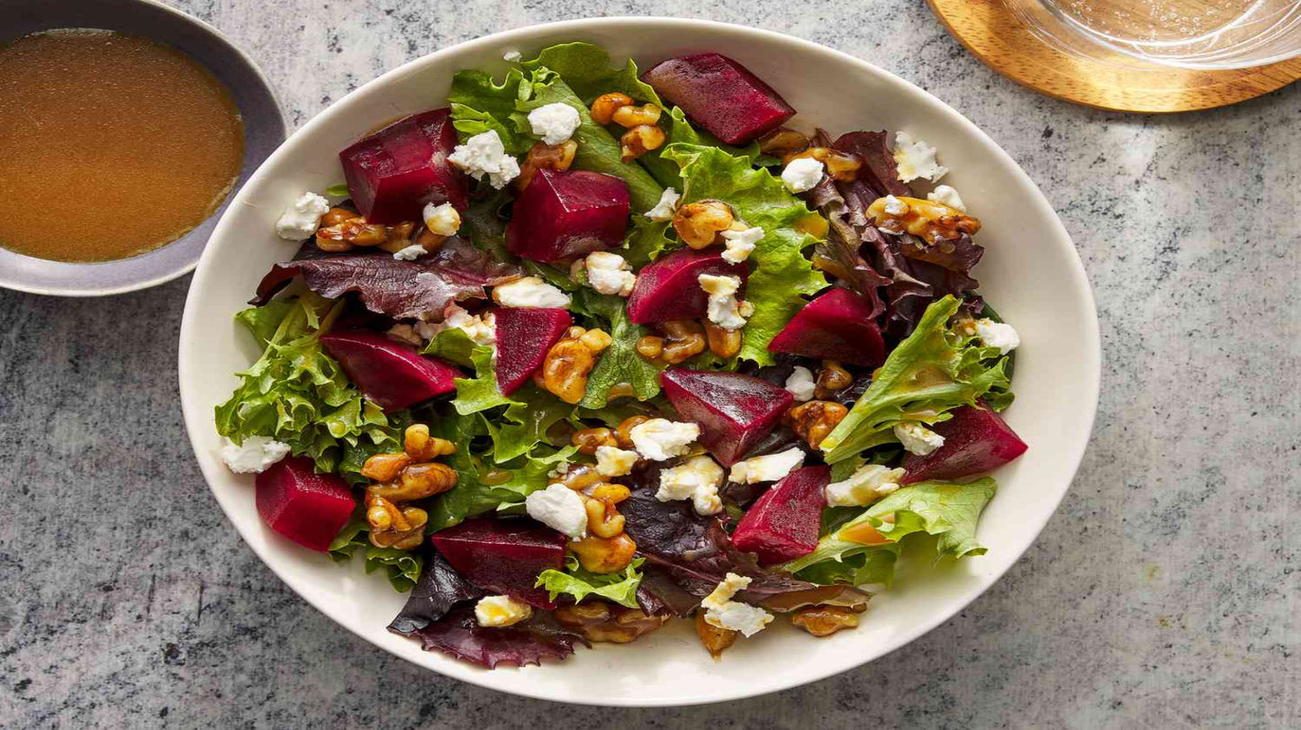 British Beetroot and Goat Cheese Salad