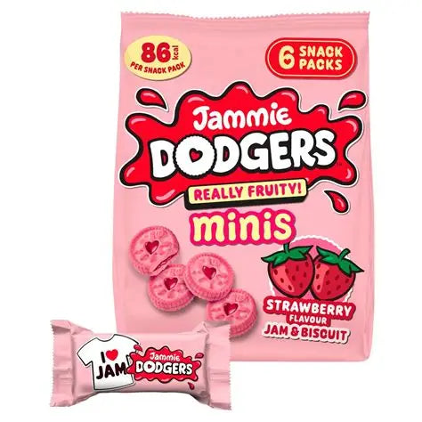 British “Jammie Dodgers” Strawberry Jam Biscuits