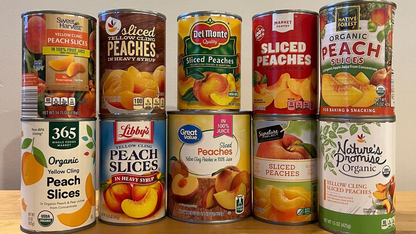 Canned Peaches / Pears