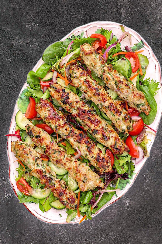 Pakistani Grilled Chicken Seekh Kebab