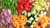 Cut Vegetables (ready-to-cook, 250–500g packs)