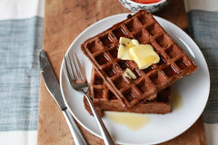 Dark Chocolate & Honeycomb Waffles