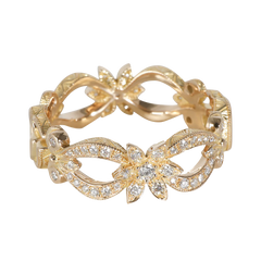 Flora Fashion Ring in 18k Yellow Gold 0.35 CTW