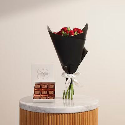 Berkeley & Lords Chocolate Box (Midnight Flowers Bouquet)