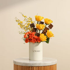 Berkeley & Lords Plain Chocolate in Shiny Floral Box