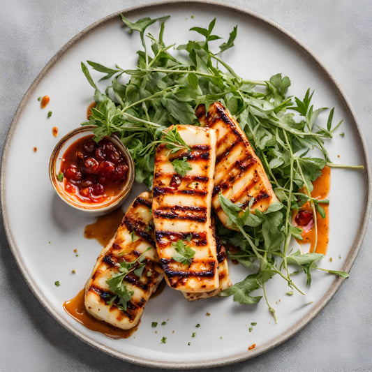 Grilled Halloumi with Mint